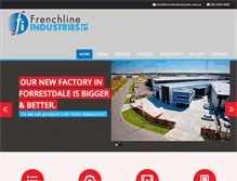 Tablet Screenshot of frenchlineindustries.com.au